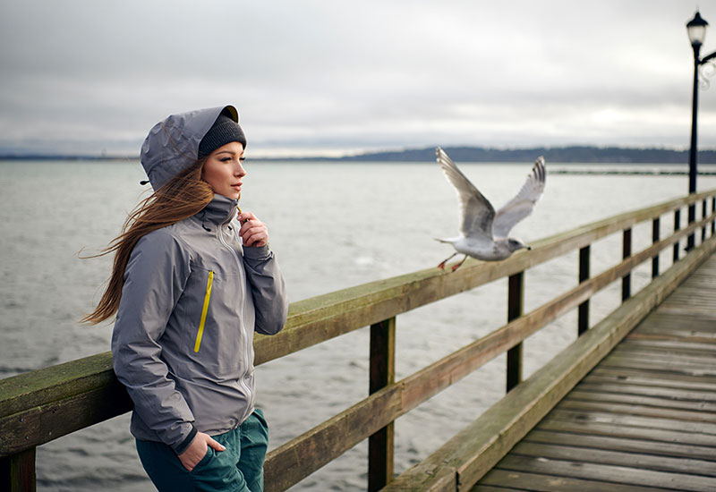 Hardshell jackets are designed for the alpine: they're highly windproof, waterproof, breathable, and durable.
