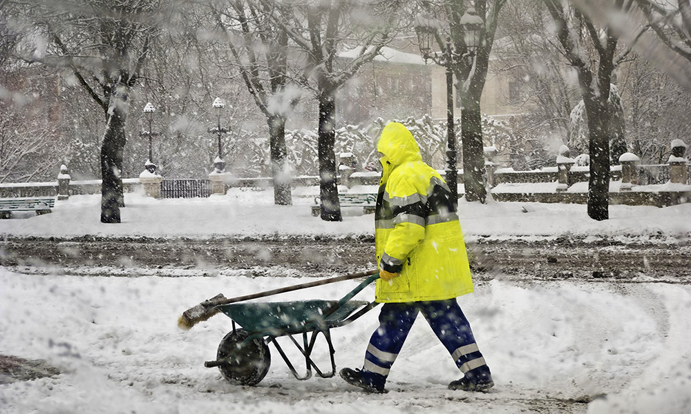 Workwear Fabric application for weatherproof.