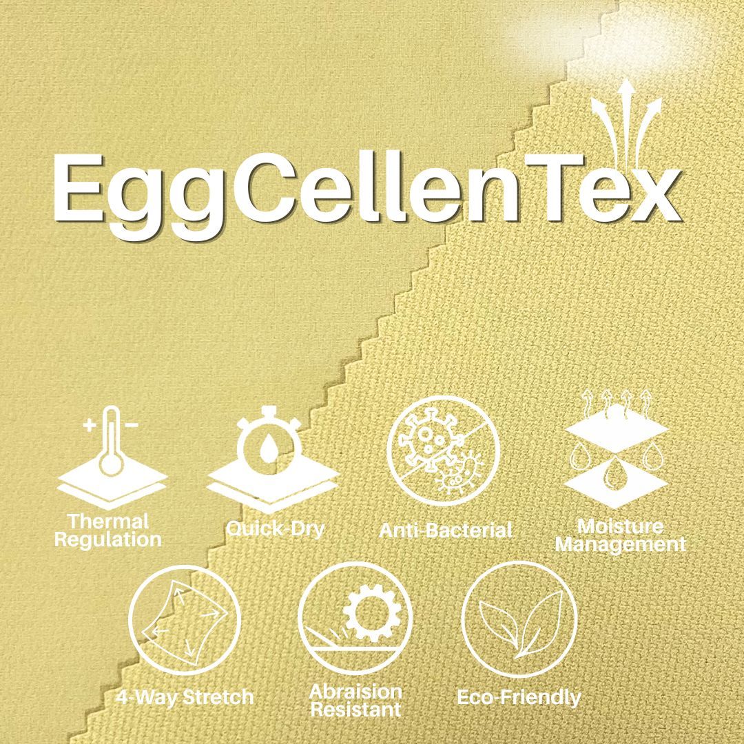Tejido EggCellenTex regulador térmico y de secado rápido