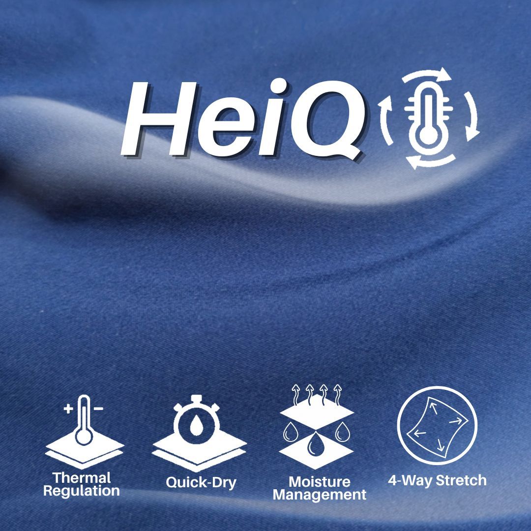 Tejido HeiQ Smart Temp regulador térmico y de secado rápido